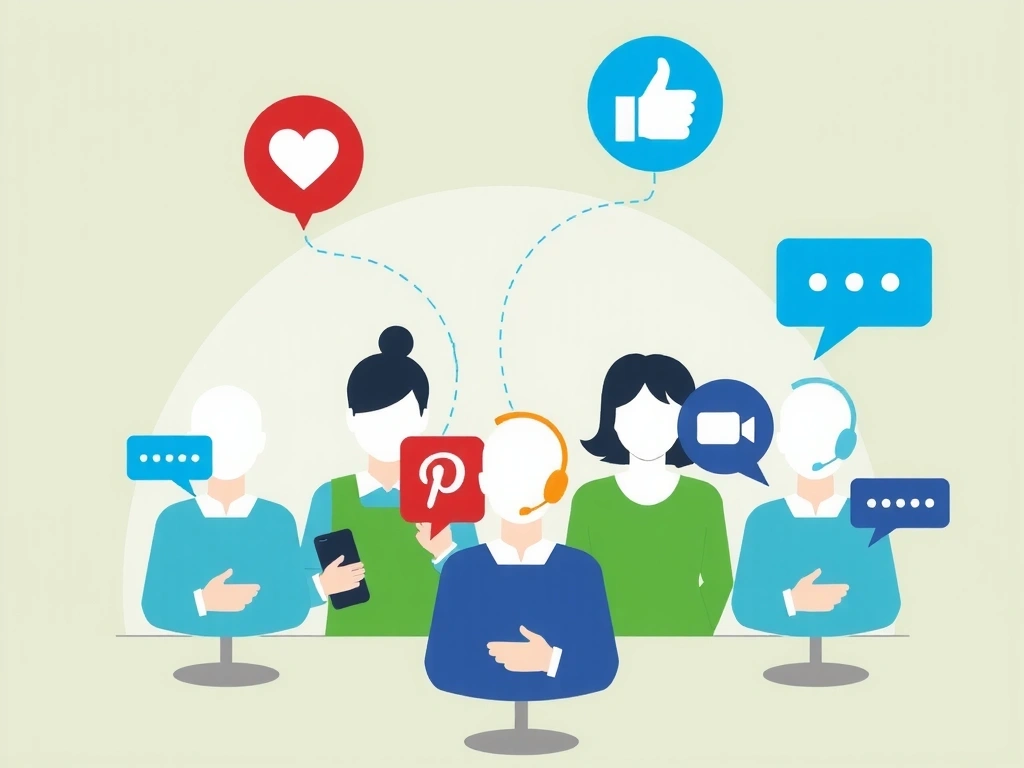 Lidé komunikující na sociálních sítích
