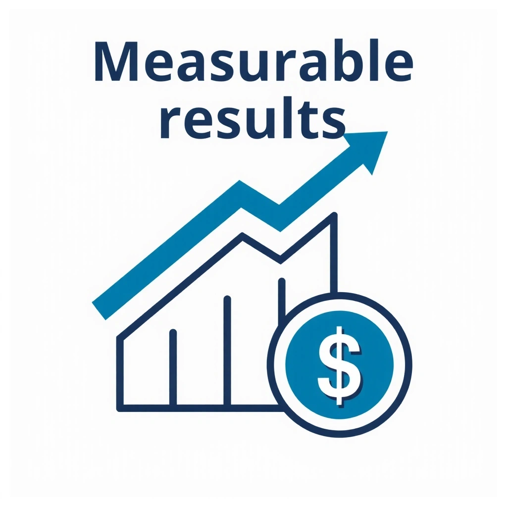Ikona měření výsledků a ROI