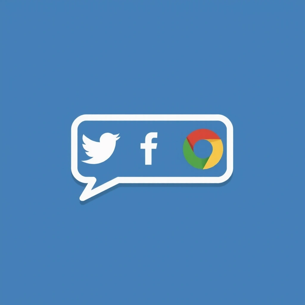 Ikona správy sociálních médií