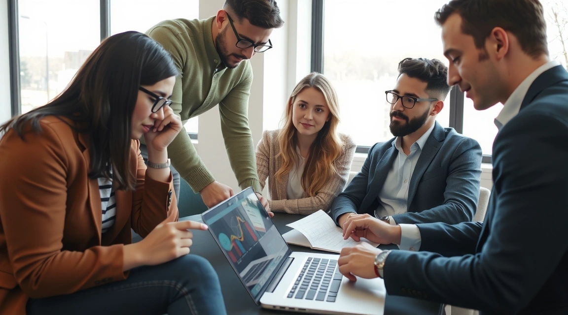 Tým Promoloop spolupracující na digitálním marketingu